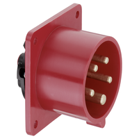 Spina da incasso CEE 16/5 IP44 400V 6h diritto