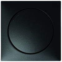 EDIZIO.liv Abdeckplatte Drehdimmer sw