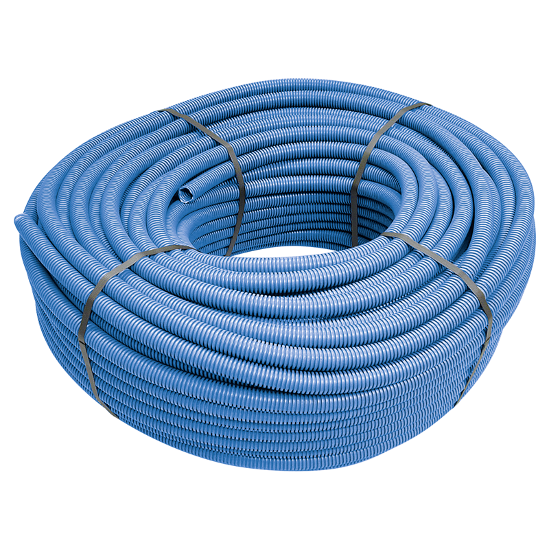 THFW-G M16 a 100m bleu tube rainuré gliss PP sans halogène