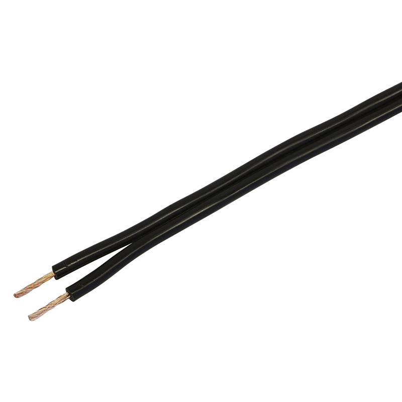 Tlf Kabel 2x0.75mm² schwarz Ring 20m