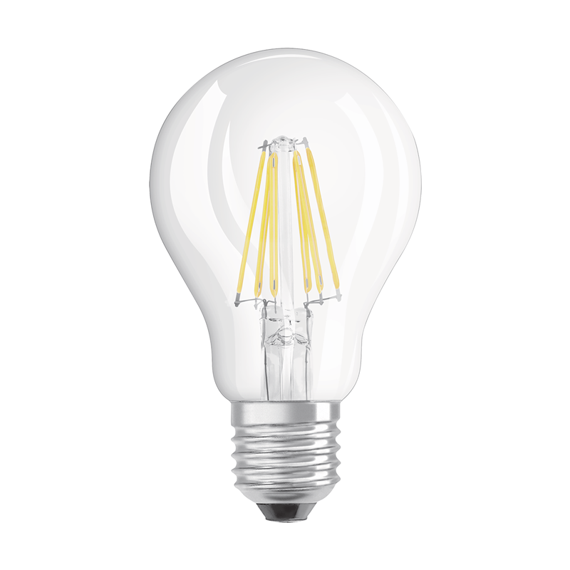 Osram LED Base Classic A Filament E27 240V 7W 806lm clair WW box de 5 pz.