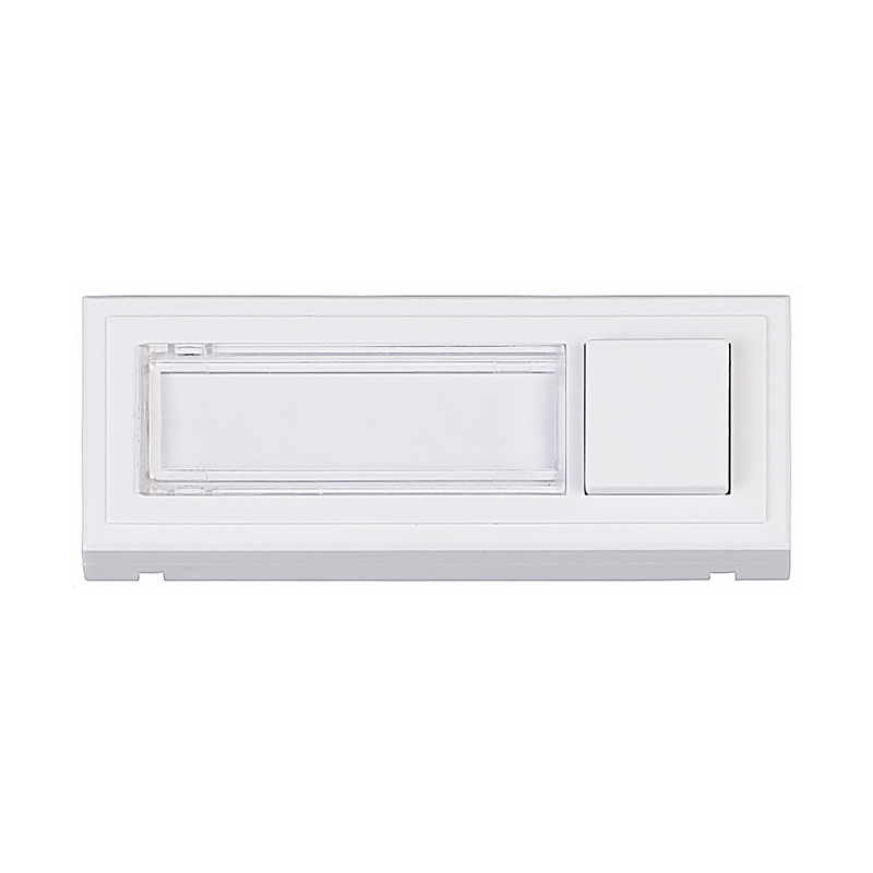 HEIDEMANN Bouton-poussoir de sonnette avec plaque nominative CLIPFIX (24V/1A) bl