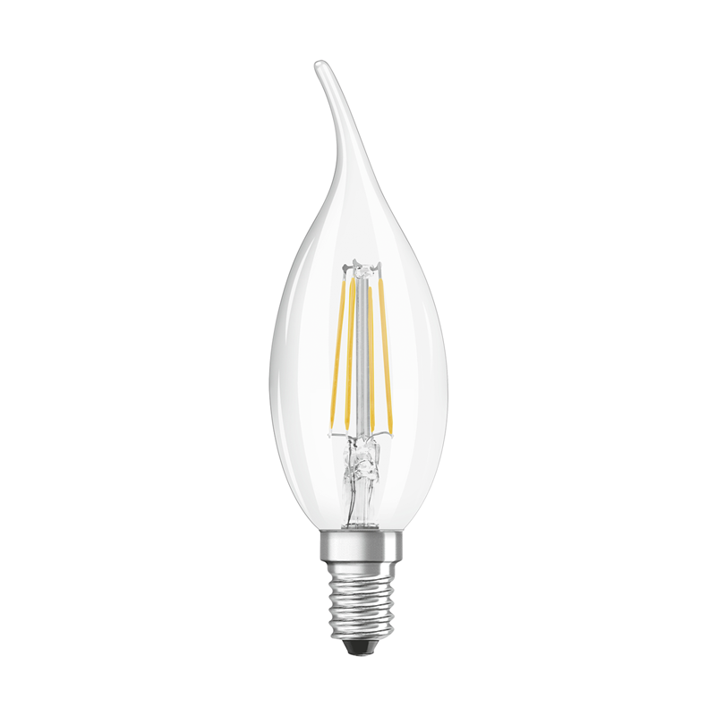 Osram LED Star Retrofit Classic BA E14 240V 4W 470lm WW