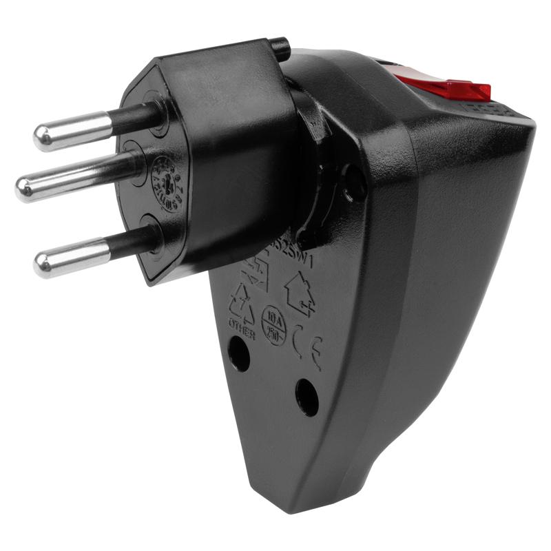 Spina RESET T12 con Breaker Switch nero