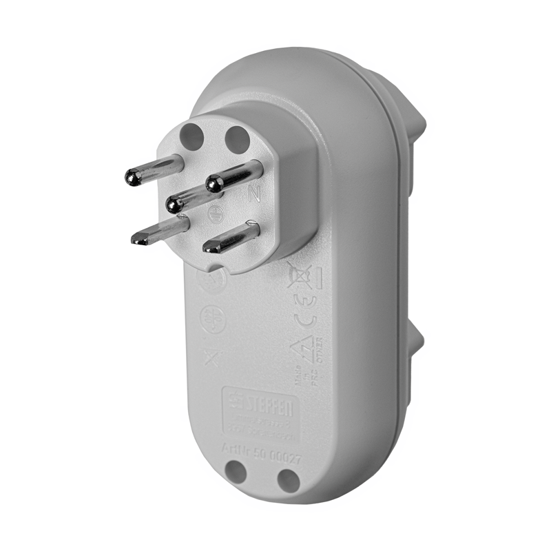 Adaptateur multiple STRONG 2xT15 (400V/10A) bl