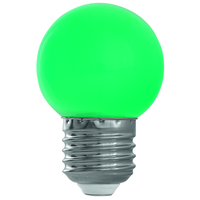GardenLine LED Lampe grün 1W E27