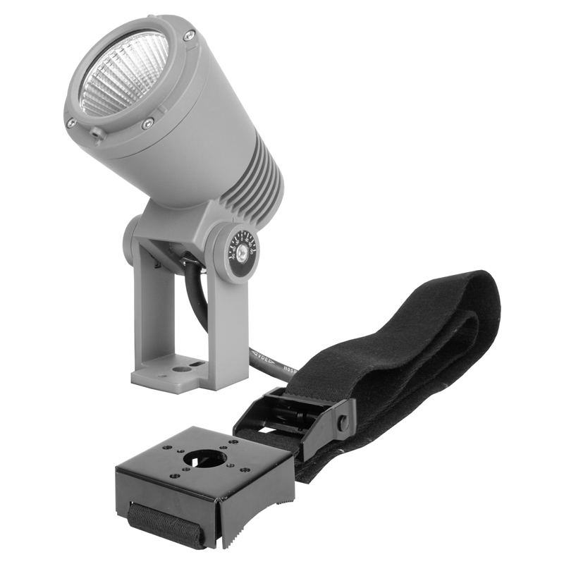 GardenLine spot avec lampe LED 7.2W, 646lm, 3000K, H05RN-F 3G1mm², Fiche T13