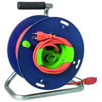 Avvolgicavo con aspo in plastica LOOP 1+1xT13 Td 3x1.5mm2 30m bl/ve