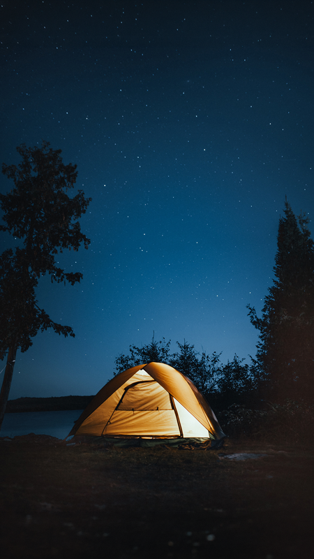 Lampe de camping LED Camp 40, bleue