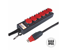 Presa multipla PROFESSIONAL 6xT25 GdV 5x2.5mm2 5m IP55 nr/ro