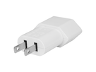 Adaptateur de voyage Euro - USA 2 pôles max. 10A bl