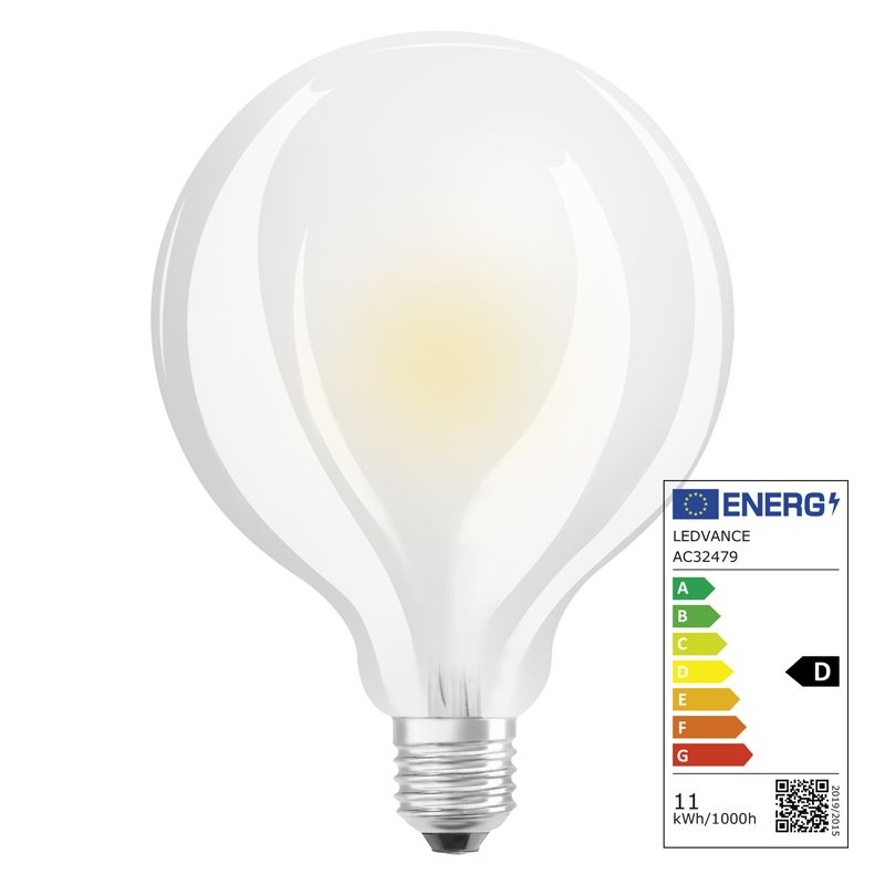 Osram LED Star Retrofit Classic Globe E27 240V 11W 1521lm matt WW