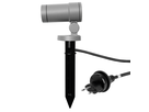 GardenLine Spot mit LED-Lampe 7.2W, 667lm, 3000K, H05RN-F 3G1mm², Stecker T13