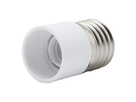 Portalampada d'adattatore E27 - E14 bianco, set con 2 pz.