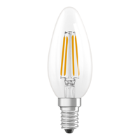Osram LED Star Retrofit Classic B E14 240V 3.4W 470lm  WW