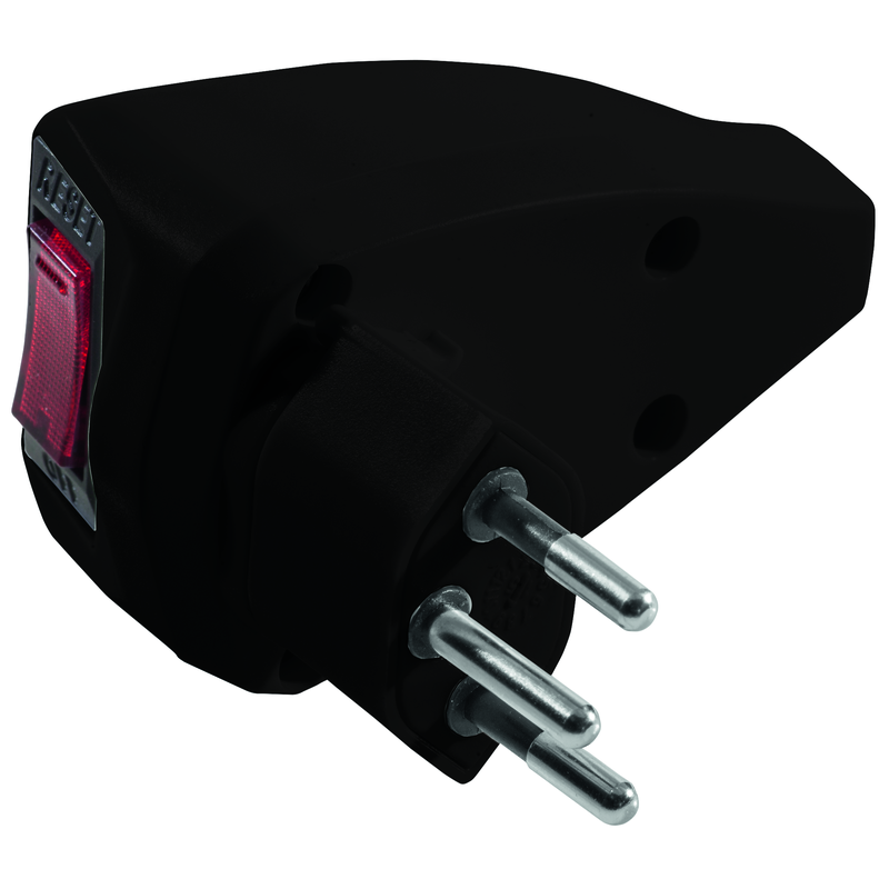 Spina RESET T12 con Breaker Switch nero
