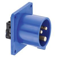 Spina da incasso CEE 16/3 IP44 230V 6h diritto