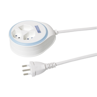 Multiprise DISC 3xT13 1.5m avec interrupteur bl/bl