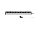 Steckdosenleiste ALU MODULAR PDU SILVER 1HE 8xT13 3m si/sw
