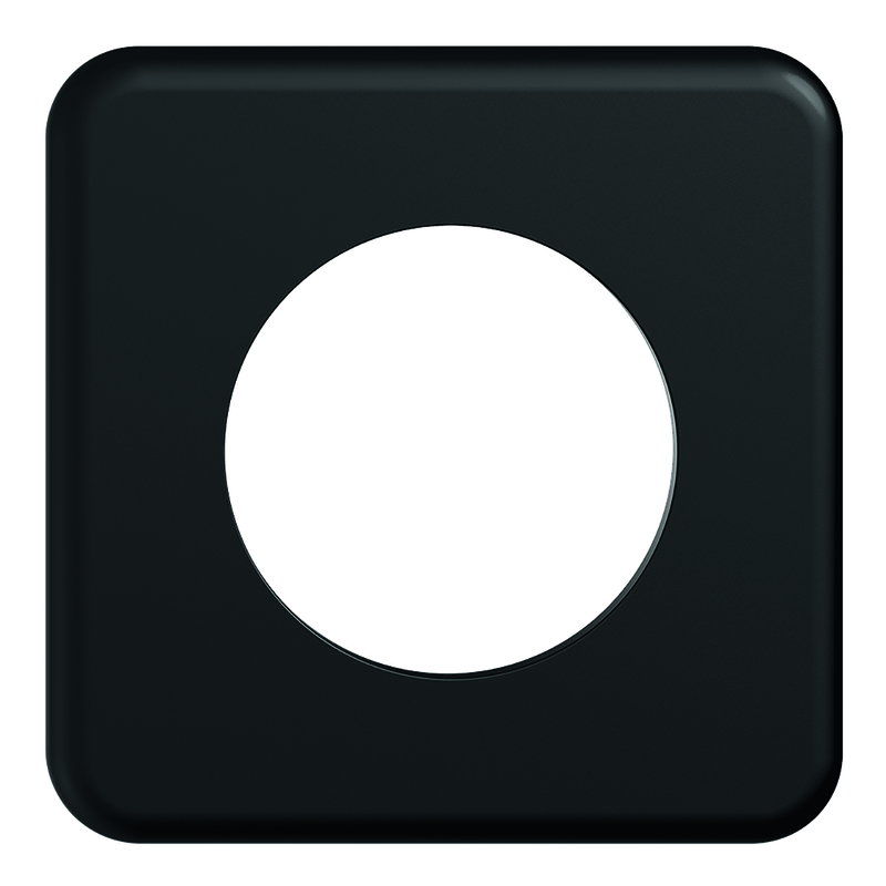 STANDARDdue Piastra di copertura da inc. SEMPLICE Ø 50mm nr