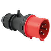 CEE Stecker 32/5 IP44 400V 6h vernickelt