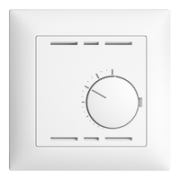 EDIZIOdue Thermostat d'ambiance à enc. avec roue rotative bl
