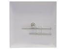 Abdeckplatte weiss steckbar 130x130mm