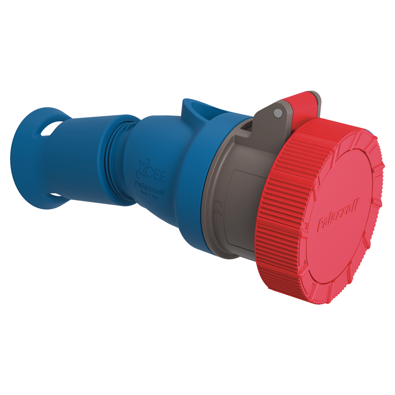 CEE Kupplung 16/4 400V 6h vernickelt