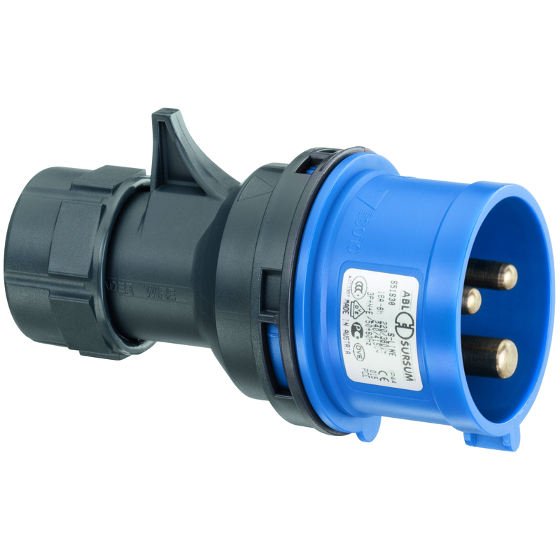 Spina CEE 32/3 IP44 230V 6h