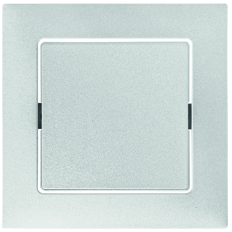 EDIZIOdue Plaque de recouvrement interrupteur à bouton-poussoir bl