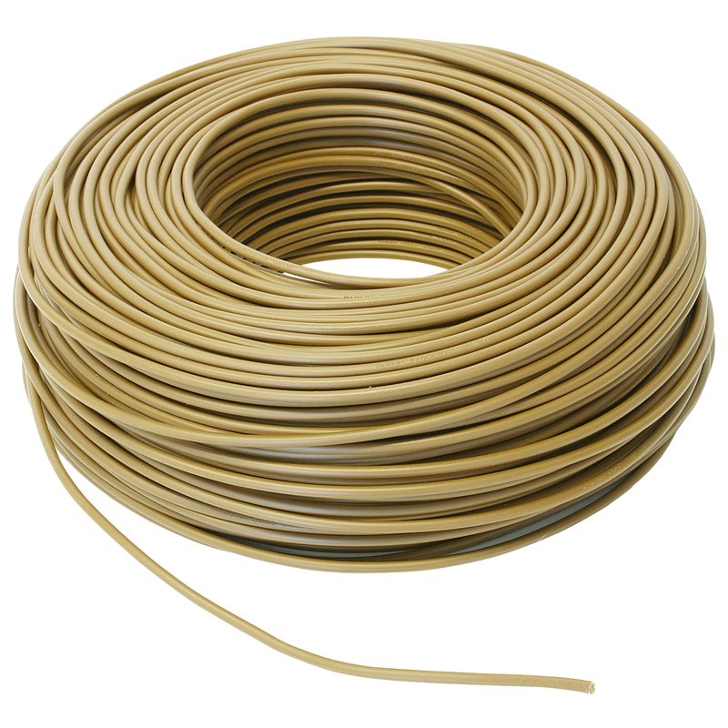 T-Draht 1.5mm² braun Ring 20m