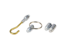 Tire-fil PROFFESSIONAL 50m Ø 6mm avc ressort de rech. + jeu d'accessoires nr/rg