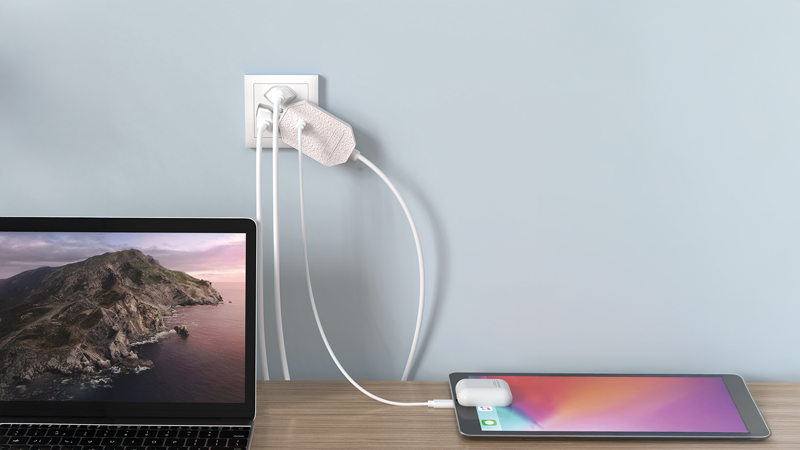 Spina a gomito girabile T12 con USB-C PD20W ws