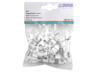 Brida con chiodo 8-10mm bianco 50 pzi.