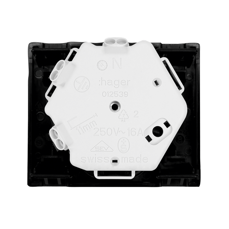 FLF Prise 3xT23 (16A/250V) avec bornes à fiche Gr.1 nr