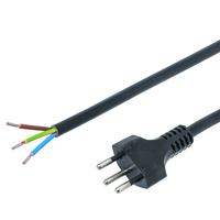 Anschlusskabel Td 3x1.5mm2 2m T12 sw