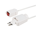 Cavo a risparmio energetico MOUSE Td 3x1mm2 2m T12-T13 con interr. a cordone bi