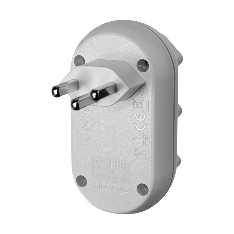 Adaptateur multiple STRONG 3xT23 (250V/16A) bl