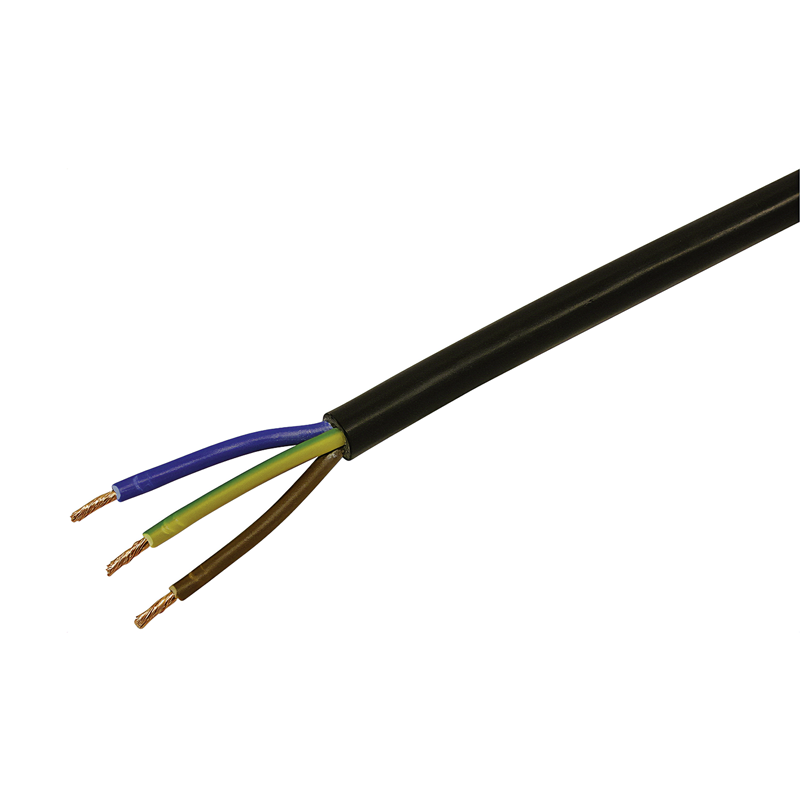 Cavo Td 3x1.5mm² nero anello 100m