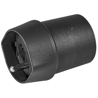 FIX Adapter Deutschland CEE7/7 - Schweiz T23 (16A/250V) 3-polig sw
