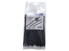Fascette con naso in acciaio 155x3.6mm, nero