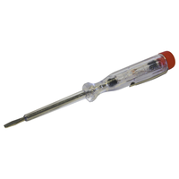 Spannungsprüfer 140mm (100-250V) mit Schlitzklinge und Schutzisolierung si/tr