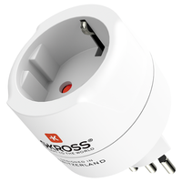 SKROSS Reiseadapter Europa - Schweiz + Italien + Brasilien