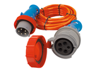 Rallonge électrique STEFFENFLEX EPR-PUR 5G2.5mm² 10m CEE32/5-CEE32/5 IP66 or