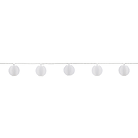 GardenLine catena luminosa LED lampioncino, 10x0.06W LED bianco caldo 5.5m IP55