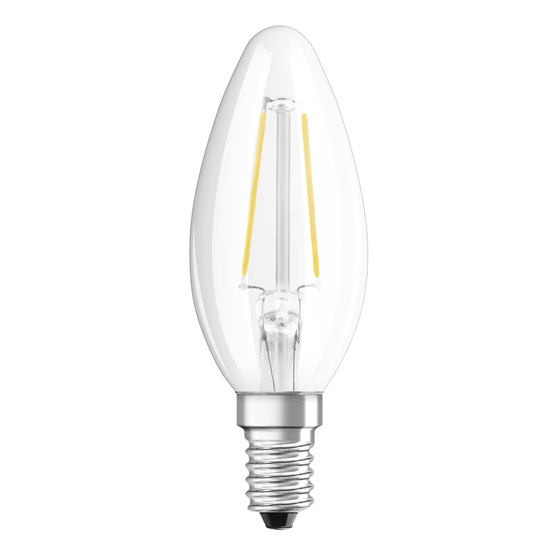 Osram LED Star Retrofit Classic B E14 240V 2.5W 250lm WW