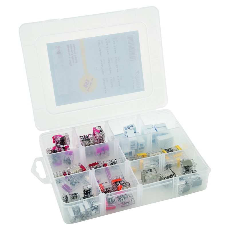 Verbindungsklemmen Set 9-teilig VPE 150 Stk. assortiert