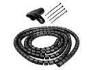 SET FAST COVER Kabelschutzschlauch Typ 15mm schwarz