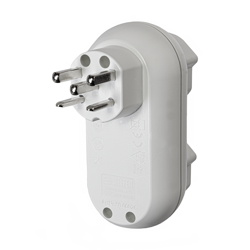 Adaptateur multiple STRONG 2xT25 (400V/16A) bl