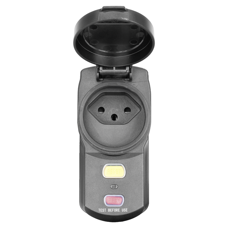 FI-Schutzsteckdose T13 IP55 ARCD PROTECT 10A/30mA 250V sw